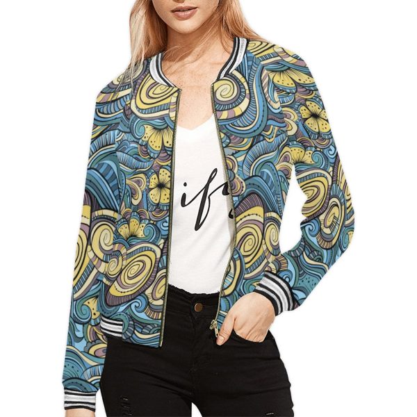 Chaqueta Mujer Rayas Horizontales