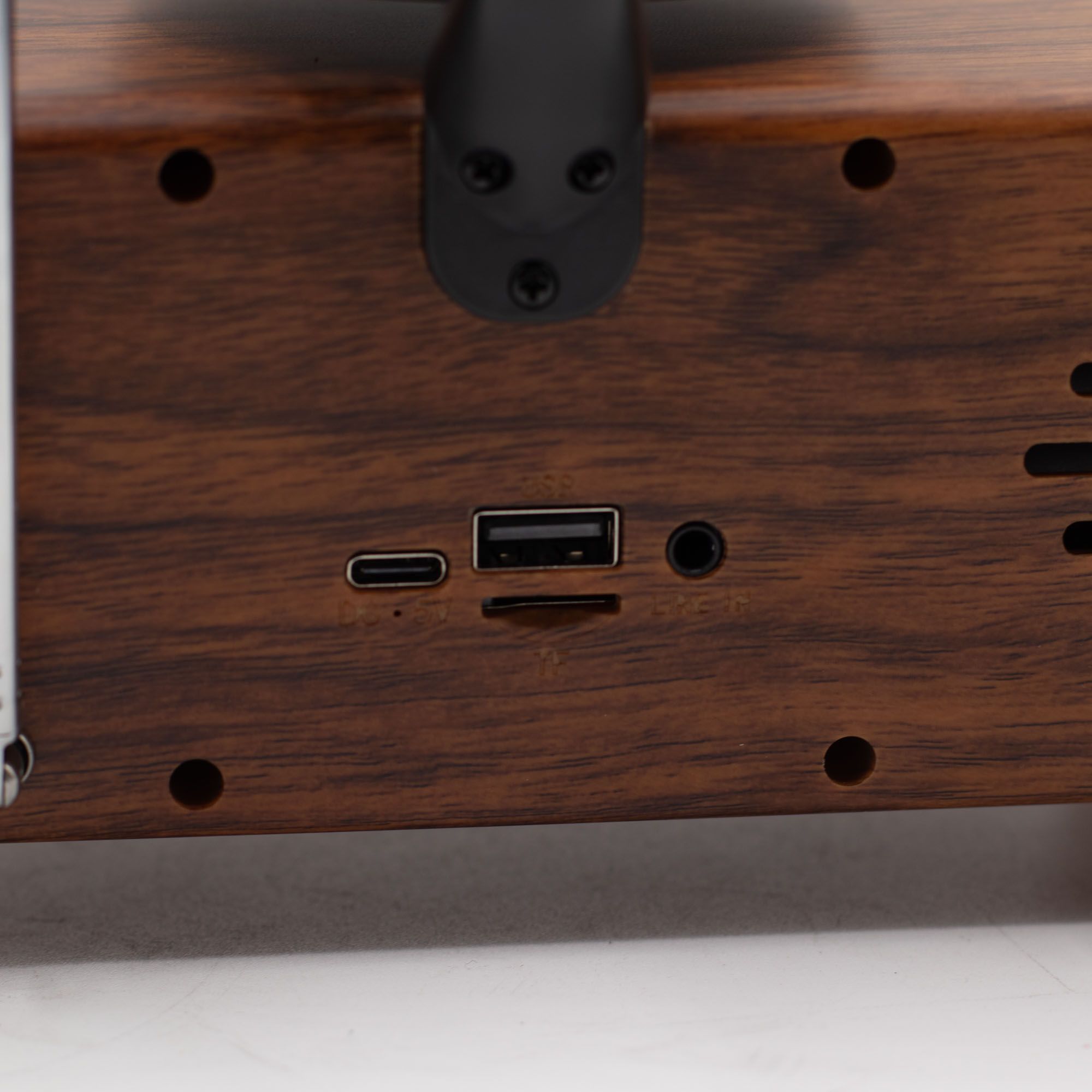 Altavoz de gramófono doble mini retro - Bluetooth - 5,4 vatios x 2 - Imagen 4