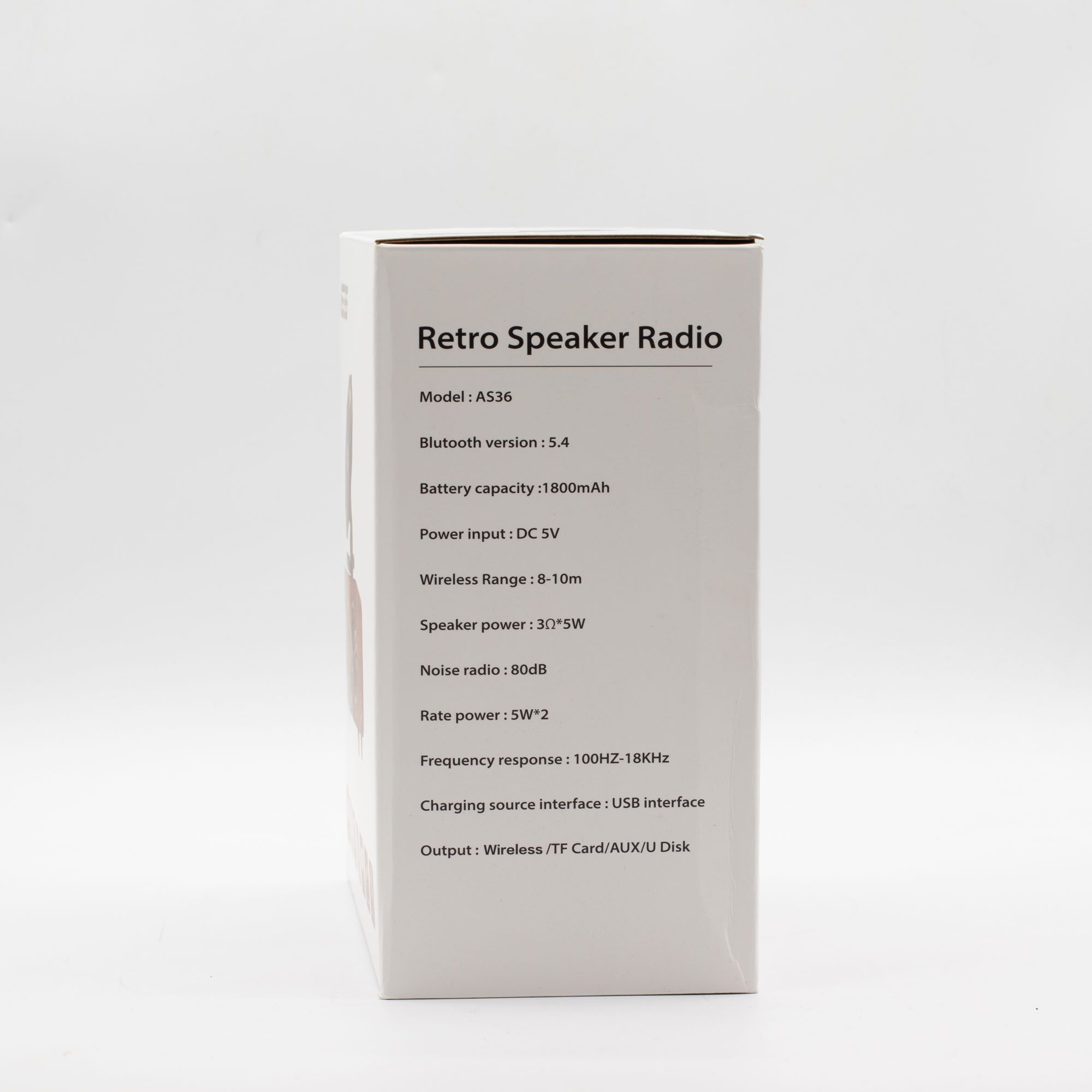 Altavoz de gramófono doble mini retro - Bluetooth - 5,4 vatios x 2 - Imagen 8