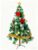 Árbol de Navidad Navidad, agujas de pino verde de 180 cm y 210 cm.