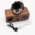 Altavoz de gramófono doble mini retro – Bluetooth – 5,4 vatios x 2