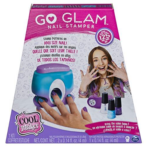 Cool Maker CLM ACK GoGlam NailStmpemerChnl VCHX GML - Kit de Uñas, Multicolor (6046941)