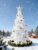 Árbol de Navidad blanco, medida 150 cm, 180 cm y 210 cm